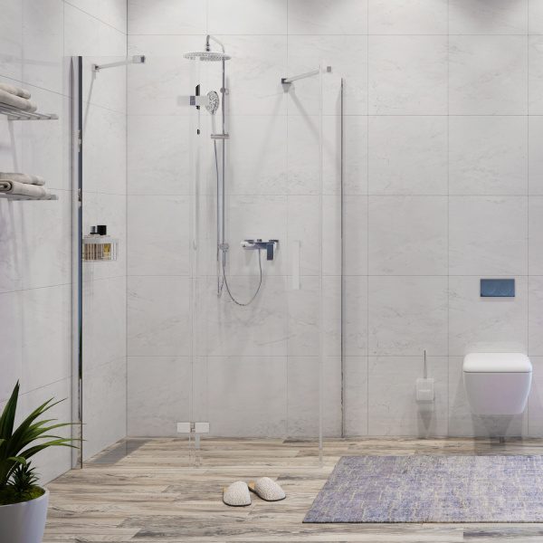 Душевой уголок (120х100) WasserKRAFT Aller 10H10LWHITE